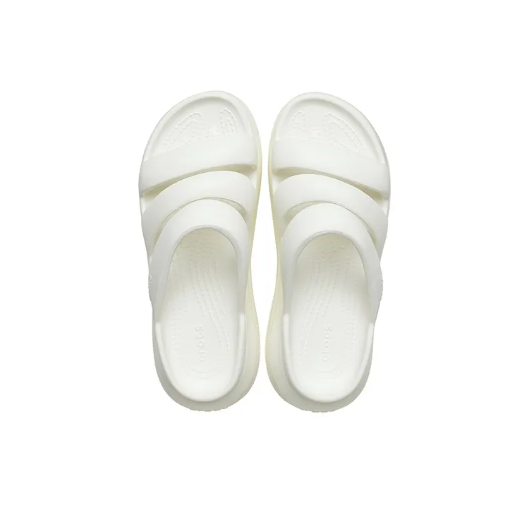 Crocs Mega Crush Triple Strap 'Chalk White' Women's-5