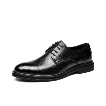 CHINT Dress Shoes Men Low Top Black