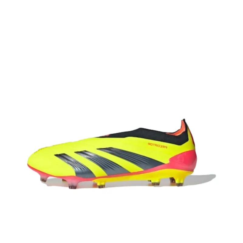 Adidas Predator 24 Elite Laceless Fg Team Solar Yellow Core Black Solar Red-0