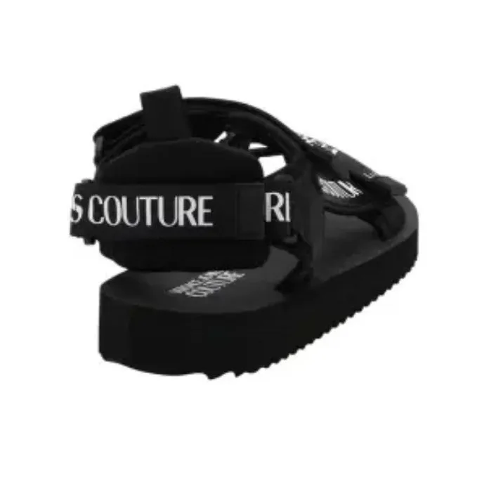 VERSACE JEANS Beach Sandals Men's Black-2