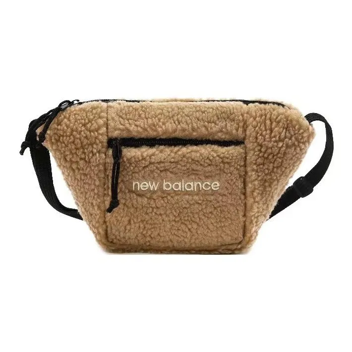 New Balance Sherpa One Shoulder Crossbody Fanny Pack Regular Unisex White-4