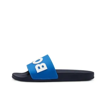 HUGO BOSS Slip Resistant Slide Slippers Men's Blue