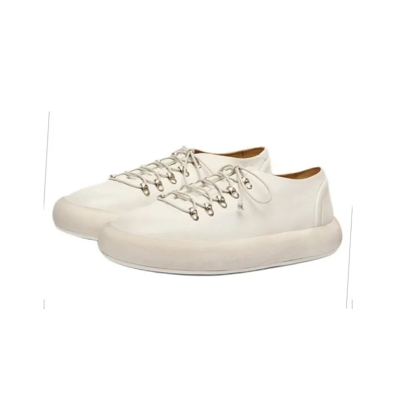 Marsèll Round Toe Lace Up Shoes-3