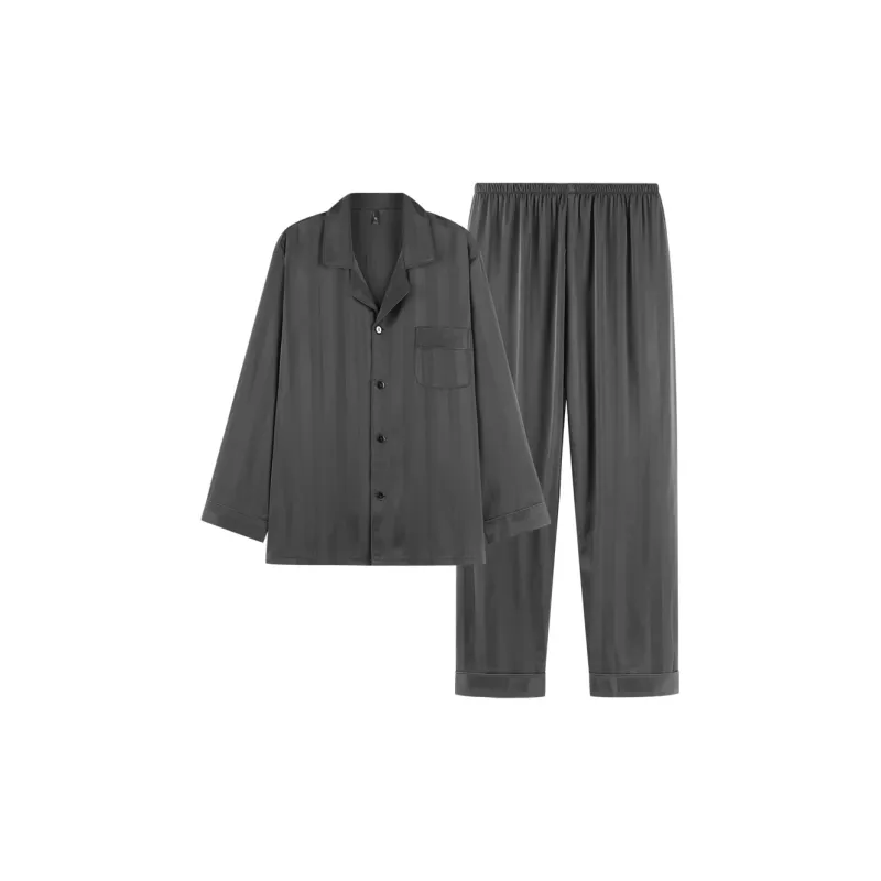 Happy Dreams Pajama Set Men's Black-0