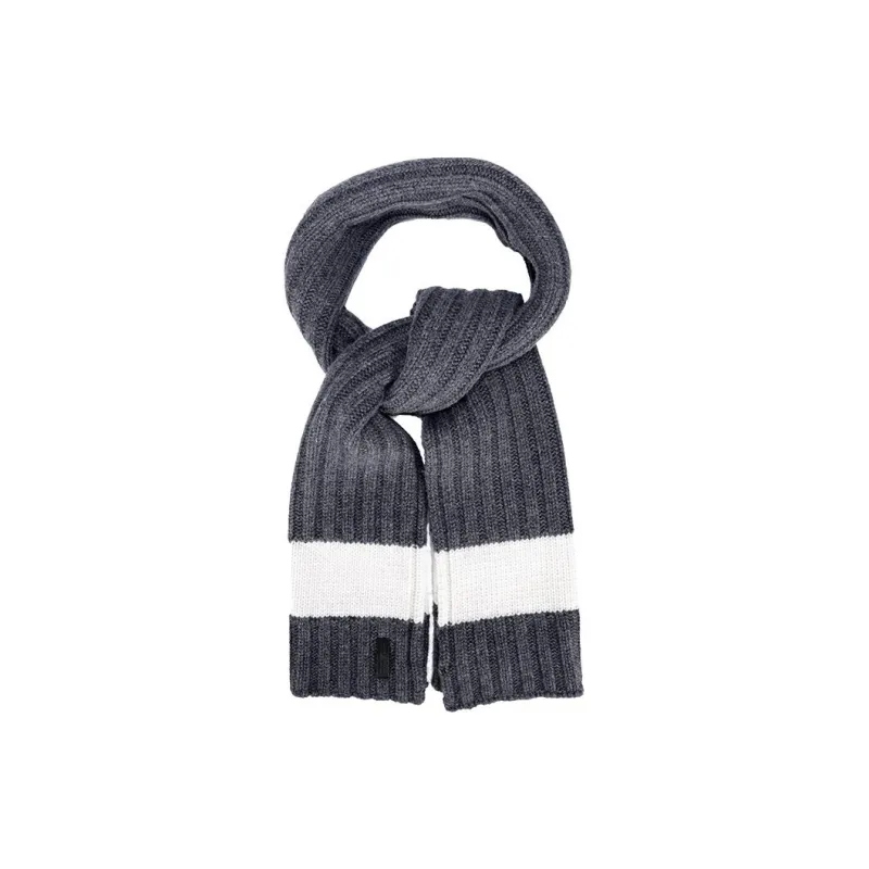 EMPORIO ARMANI Knit Scarves Men's Gray-2
