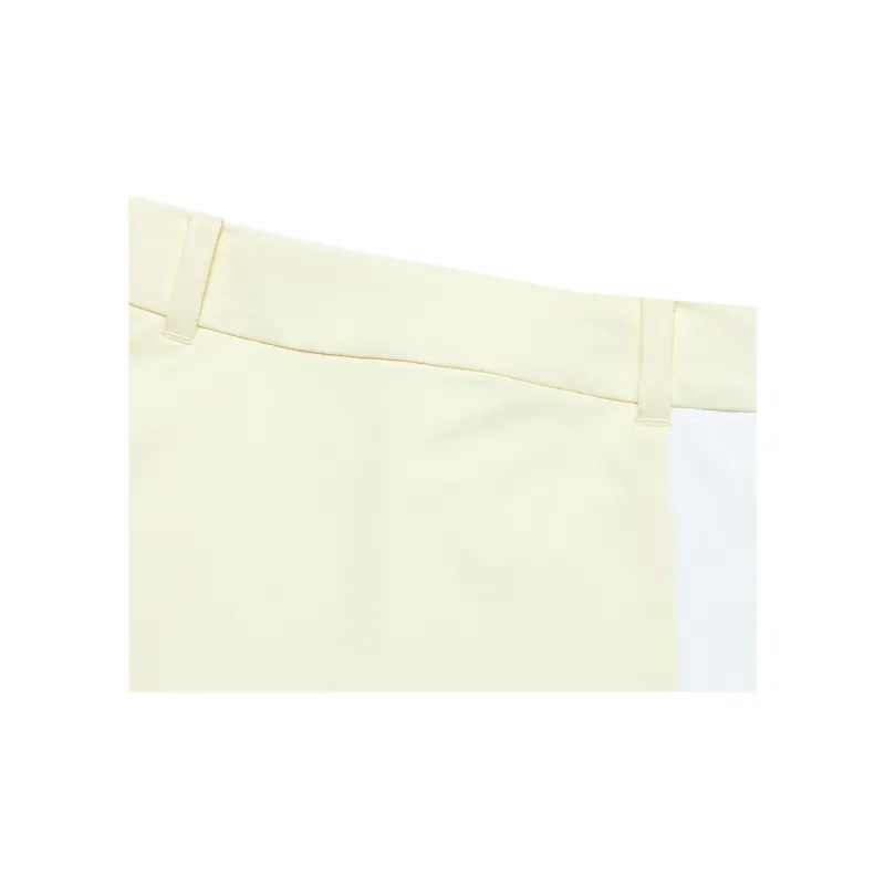 FILA Golf Series SS24 Casual Short Skirts Women's Pear Blossom Yellow-3