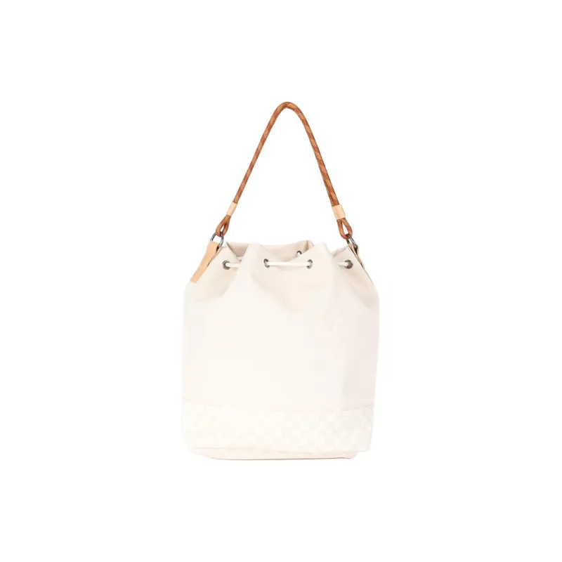 Vans Cotton Bucket Bag Handbag Regular Unisex Natural/Dove Color-5