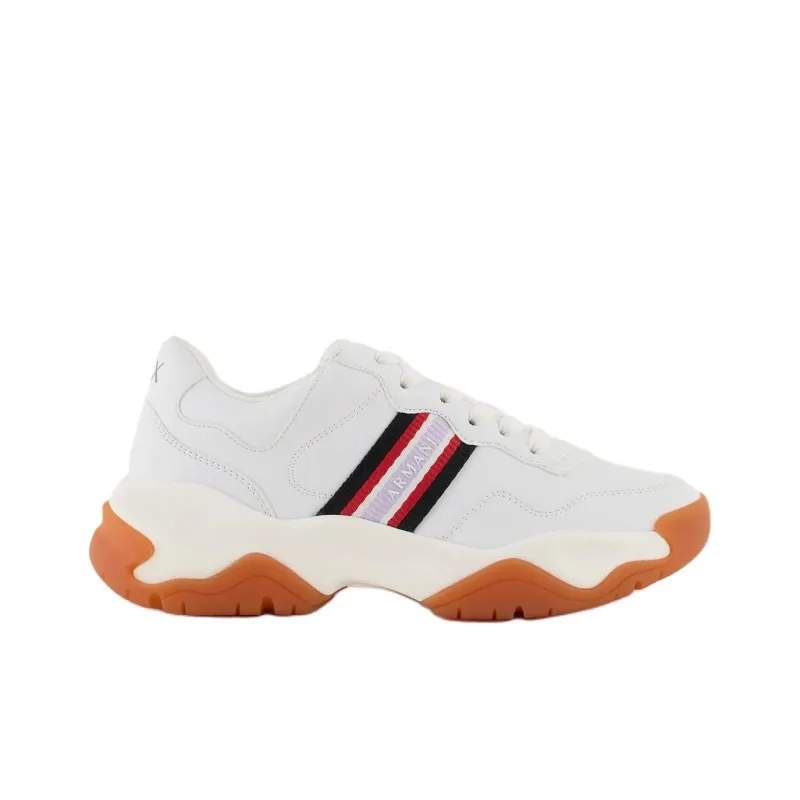 ARMANI EXCHANGE Low Top Casual Shoes Women's White-1