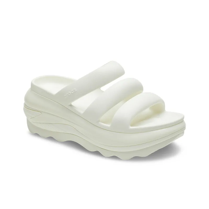 Crocs Mega Crush Triple Strap 'Chalk White' Women's-2