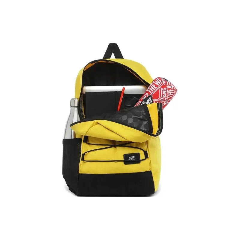 Vans Polyester Backpack Regular Unisex Yellow-4