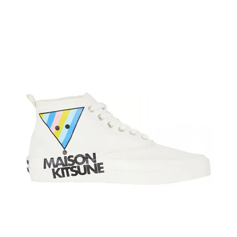 Maison Kitsune High Top Canvas Shoes-1
