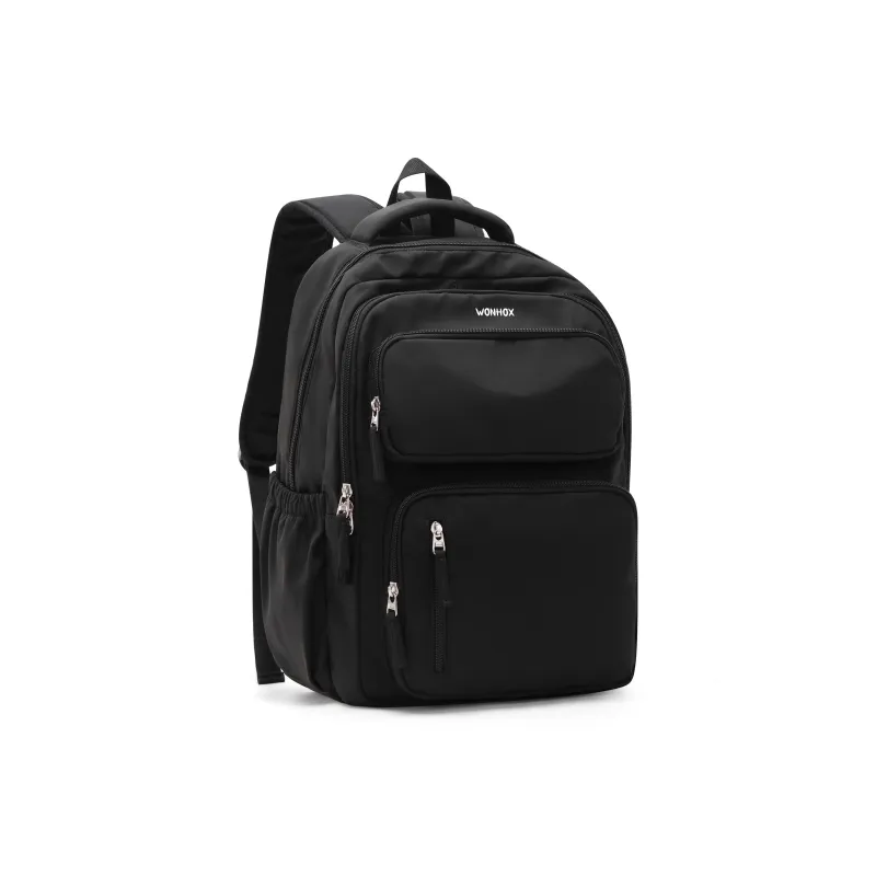 WONHOX Fabric Backpack Laptop Bag Regular Unisex Multicolor-9