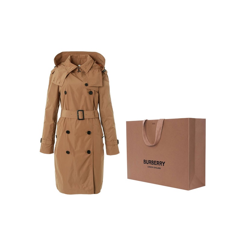Burberry SS24 Trench Coat Women's Camel - POIZON
