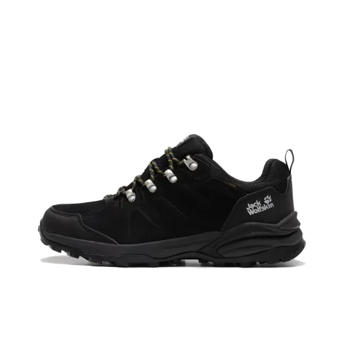 JACK WOLFSKIN Outdoor Shoes Men Low-Top Black