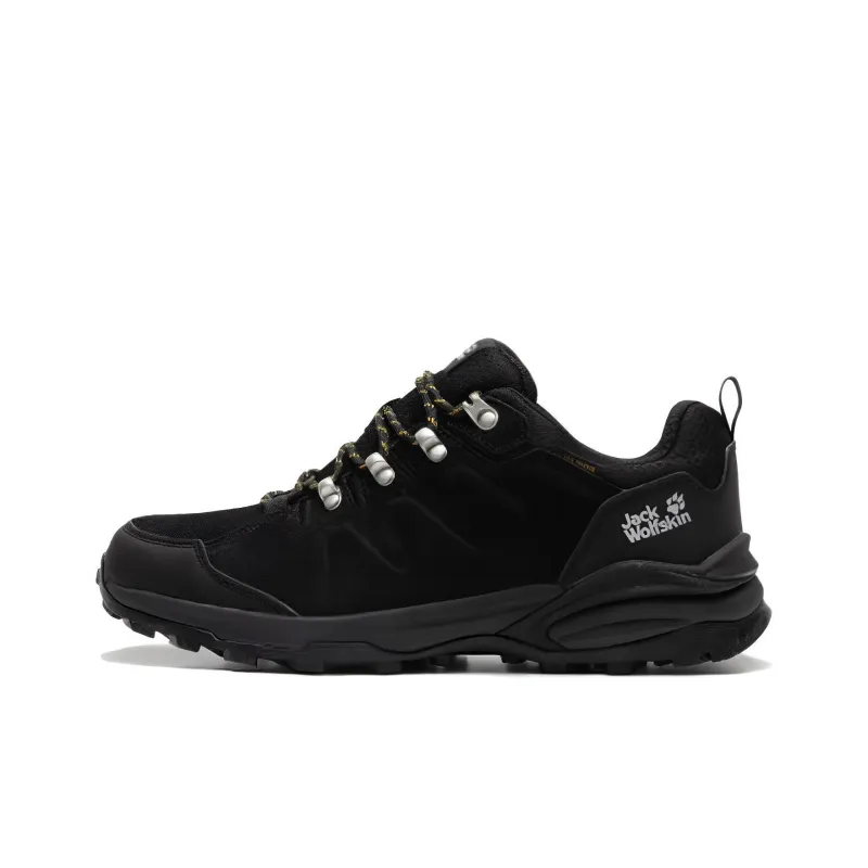 Jack Wolfskin Non slip Lightweight Low Top Outdoor Shoes Men's Black-0