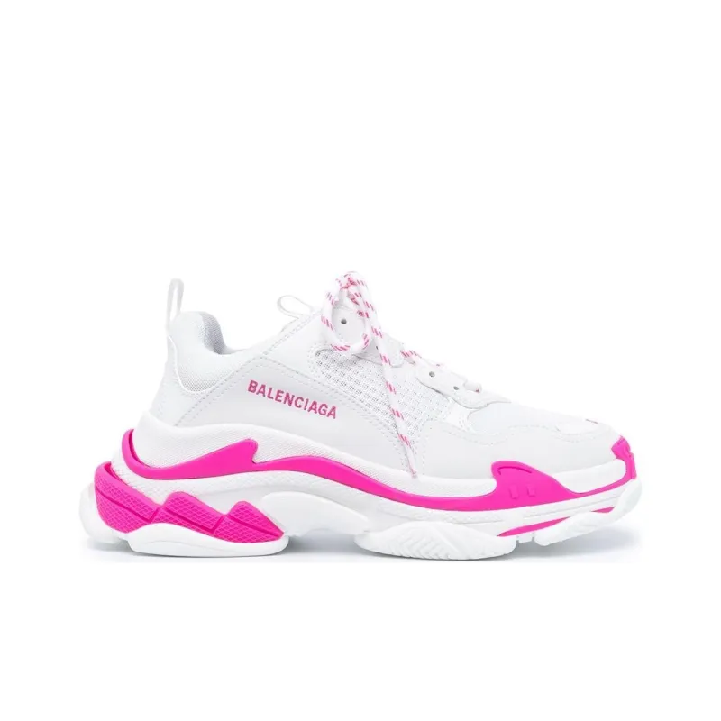 Balenciaga Triple S Fluo Pink White-1
