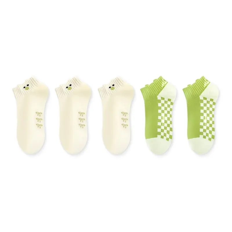 Taste The Color Ankle Socks Women's 5 Pack-6