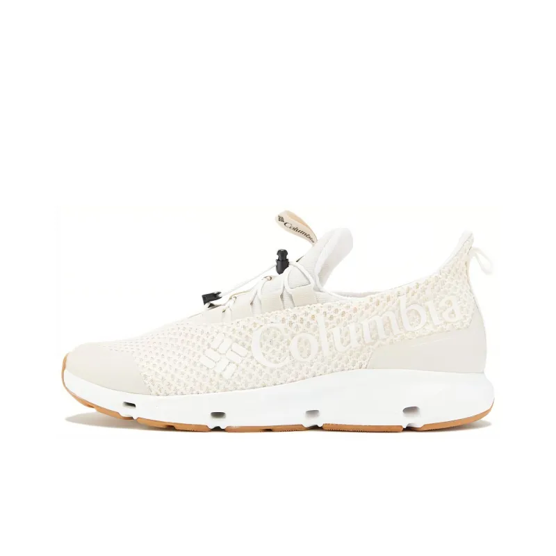Columbia Abrasion Resistant Breathable Low Top Casual Shoes Women's Ecru-0