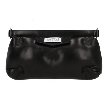 Maison Margiela Leather Clutch Women's Black
