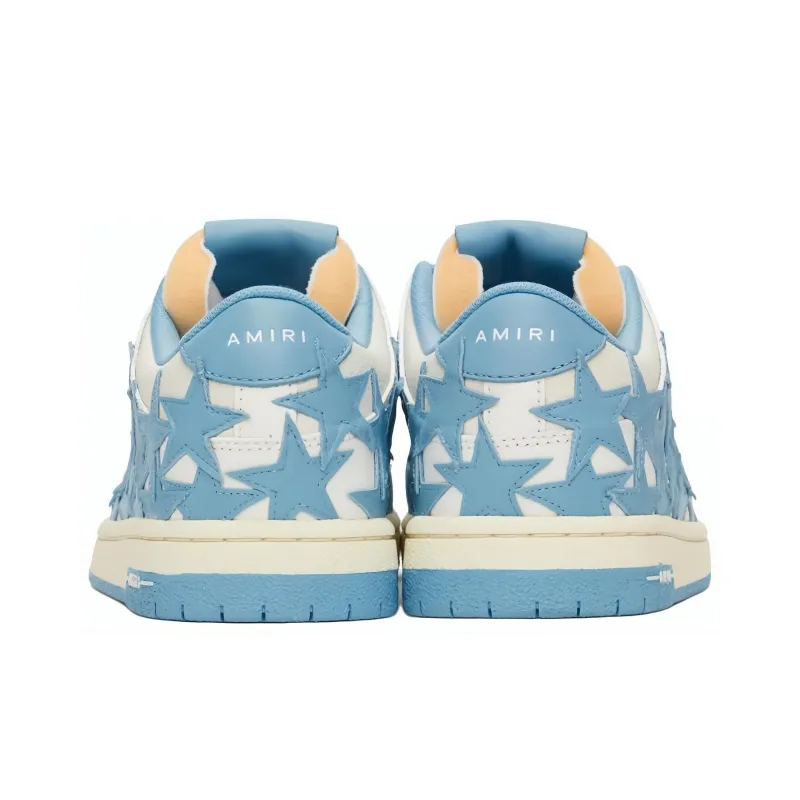 AMIRI Stars Low Top White Blue-3