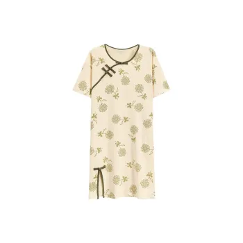 The Story Of The Flower Season Nightgown Women's Apricot