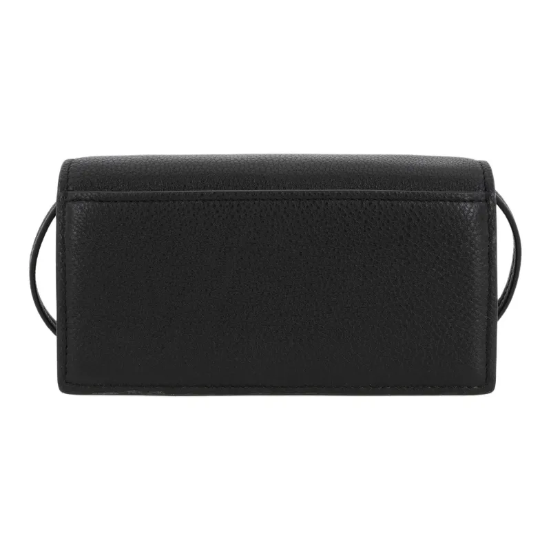 TORY BURCH Miller Leather Handheld Shoulder Bag Crossbody Bag Regular Women's Black/Black Gold-2