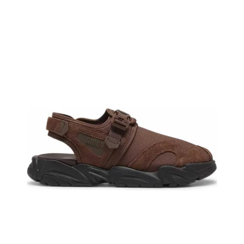 PUMA Ts 01 Tonal New Material Cushioning, Wear Resistant Low Top Casual Shoes Unisex Brown-1
