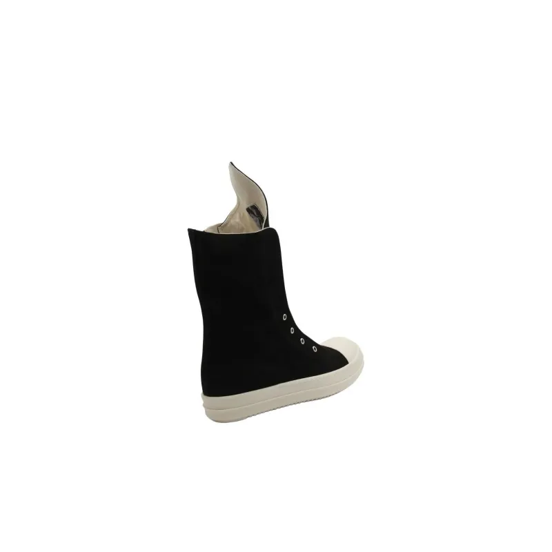 Rick Owens DRKSHDW Eyelet-detailing Cotton Sneakers-3