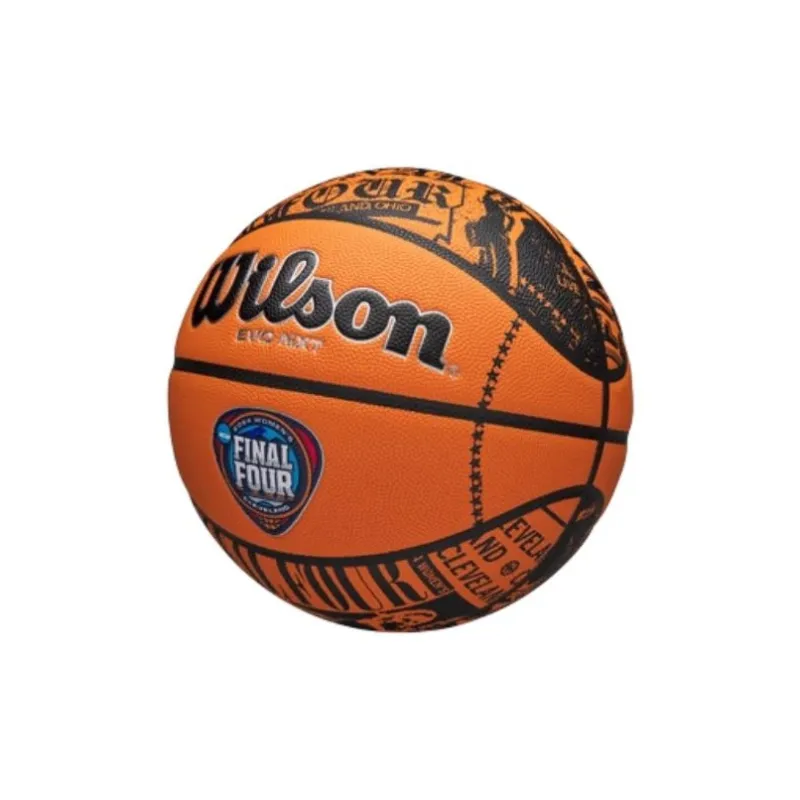 Wilson Genuine Leather Basketball Black Orange Size 7 Training Unisex-2