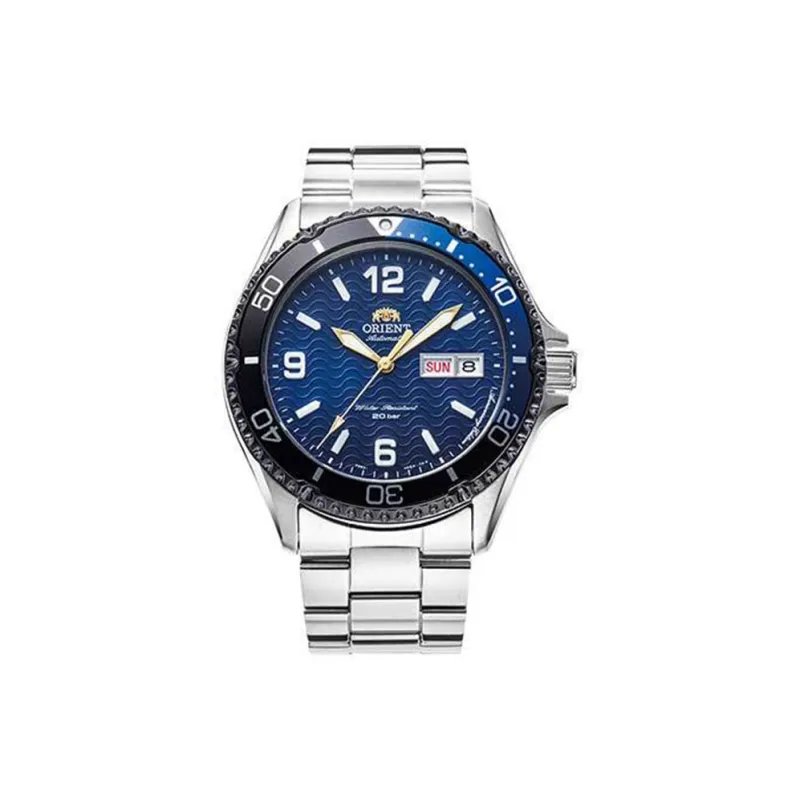 ORIENT Automatic/Manual Mechanical Movement Watch Men's Watches Blue Dial RA AA0822L19B-0