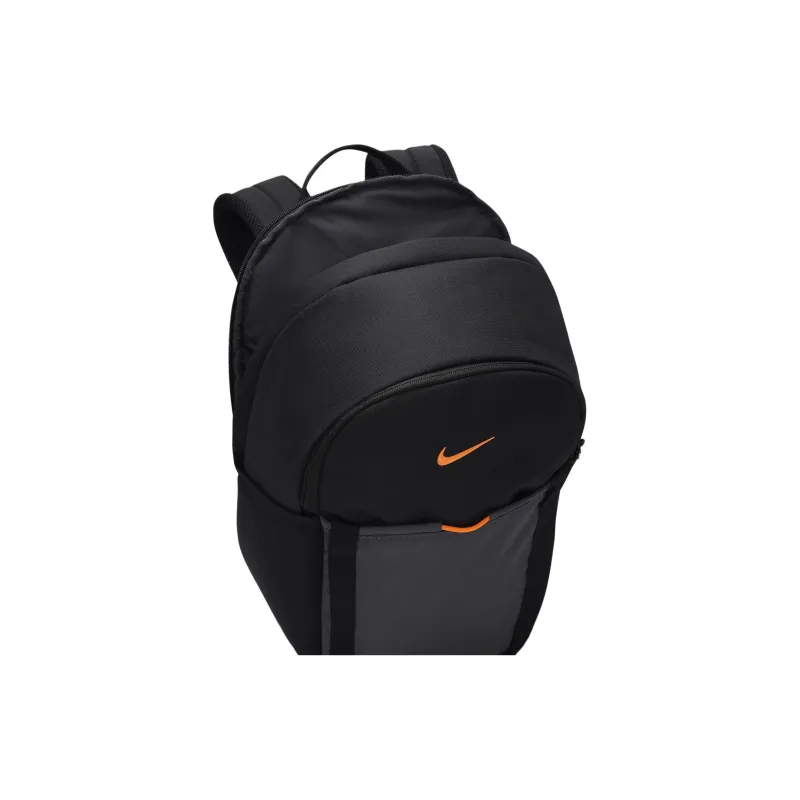 Nike Fabric Backpack Regular Unisex Black & Coal Black & Dutch Orange-4