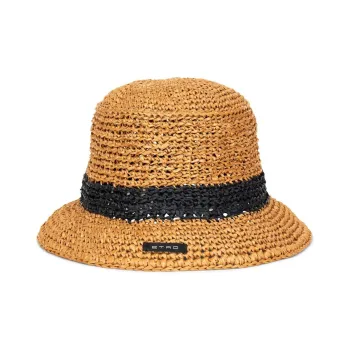 ETRO Vscose-cotton Blend Bucket Hats Men's Brown