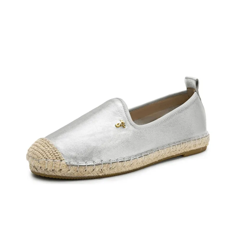 Staccato Espadrilles Women's Cream White/Moonlight Silver-5