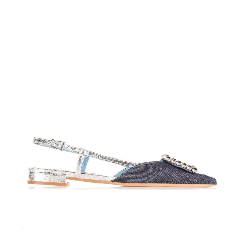 Roberto Festa Casual Single Shoes Women's Blue-1