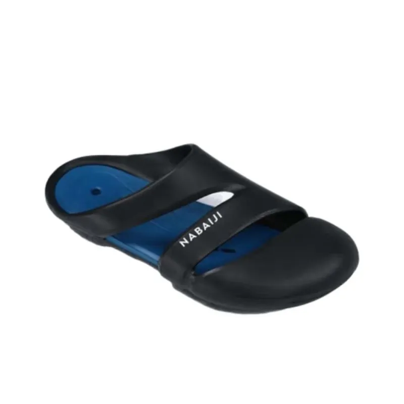 DECATHLON Slip Resistant Wrap toe Slippers Unisex Ink Black-1