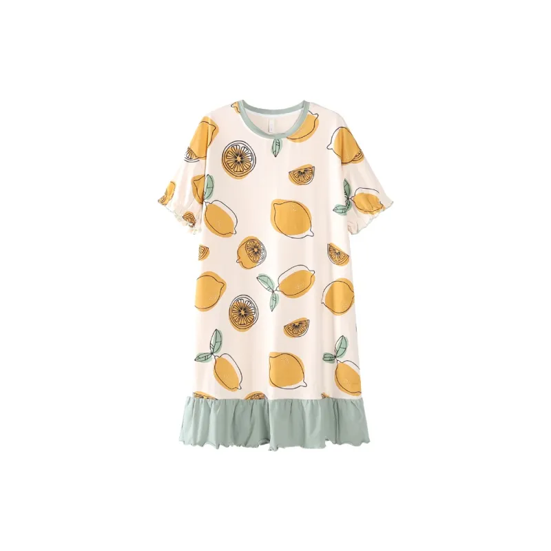 Huggy Kissy Nightgown Women's Apricot-0