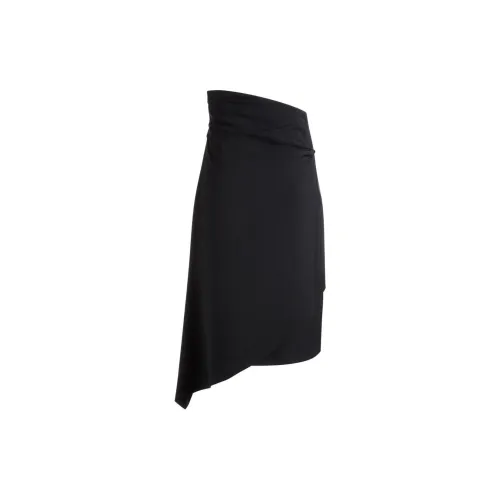 BALLY Wrap Asymmetric Midi Skirt