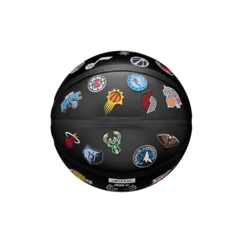 Wilson Genuine Leather Basketball Black Size 7 Ball Training Unisex-1