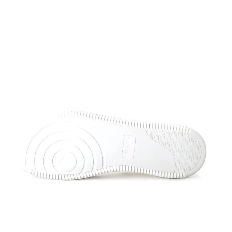 FANSIZHE Low Top Skateboard Shoes Men's White Blue-6