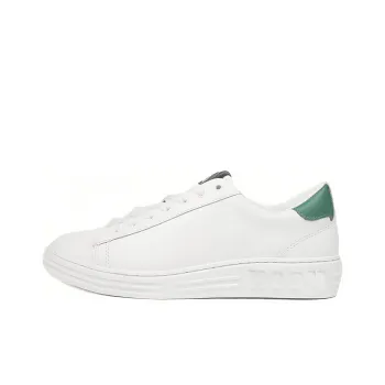 MSGM Stylish Skateboarding Shoes Women's White Green