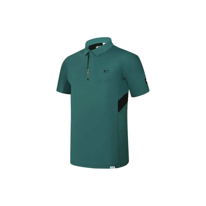 FILA Polo Shirts Men Dark Iron Green-1