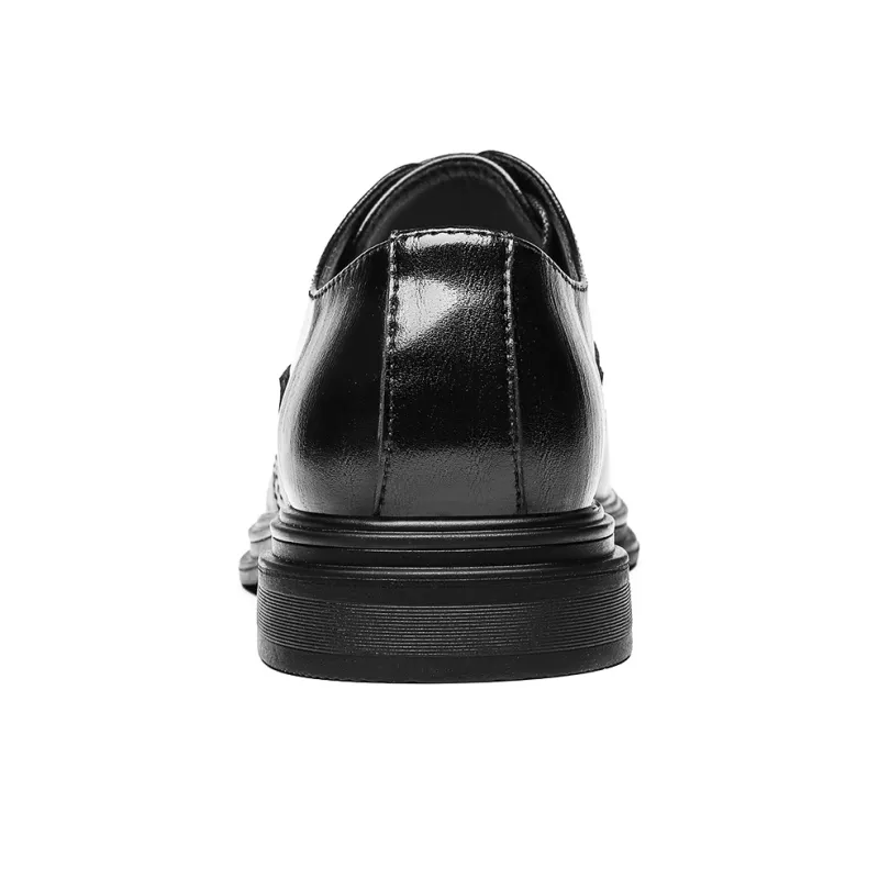 CHINT Dress Shoes Men Low Top Black-3