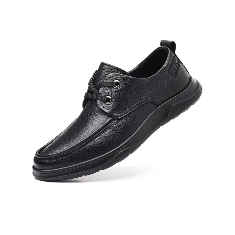 Help Men's Casual Shoes Men Low Top Black/Brown-1