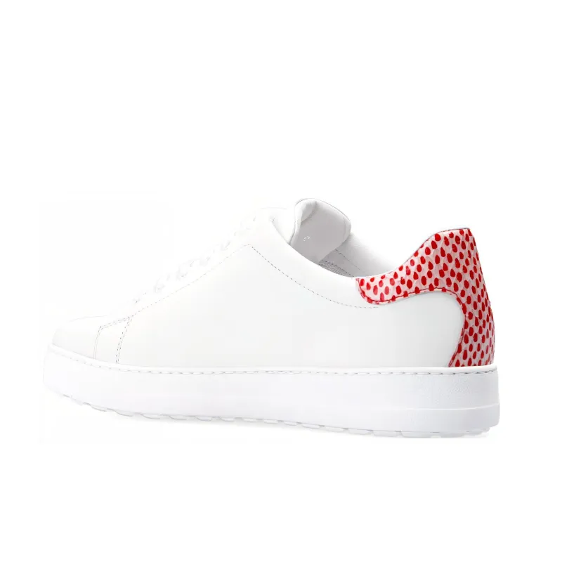 FERRAGAMO GANCINI Low Top Stylish Skateboarding Shoes Women's White-2