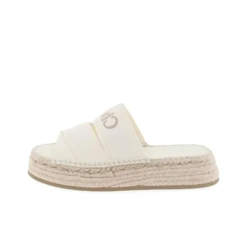 Chloé Slide Slippers Women's Beige