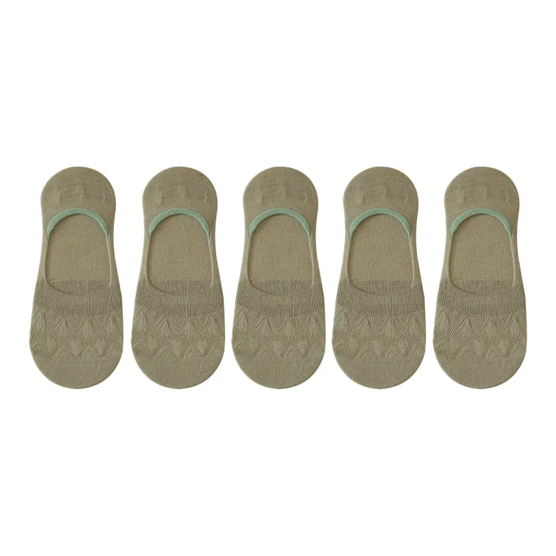 XXLLG No Show Socks Women's 5 Pack-11