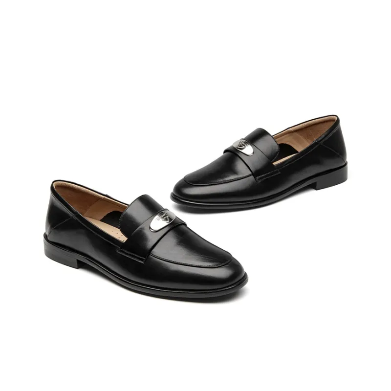 Beau Today Loafers Women's Black/White-3