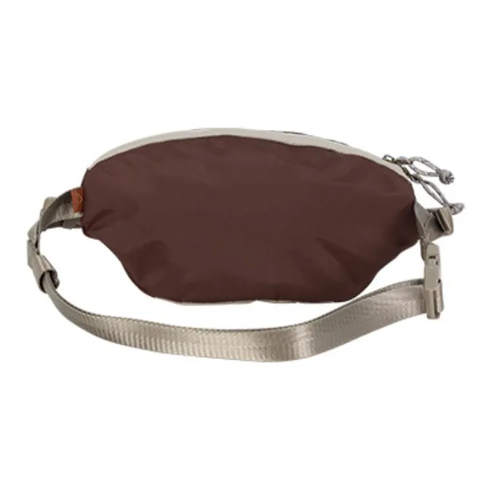 Doughnut Nylon Fabric One Shoulder Crossbody Fanny Pack Women's Beige Yellow-1