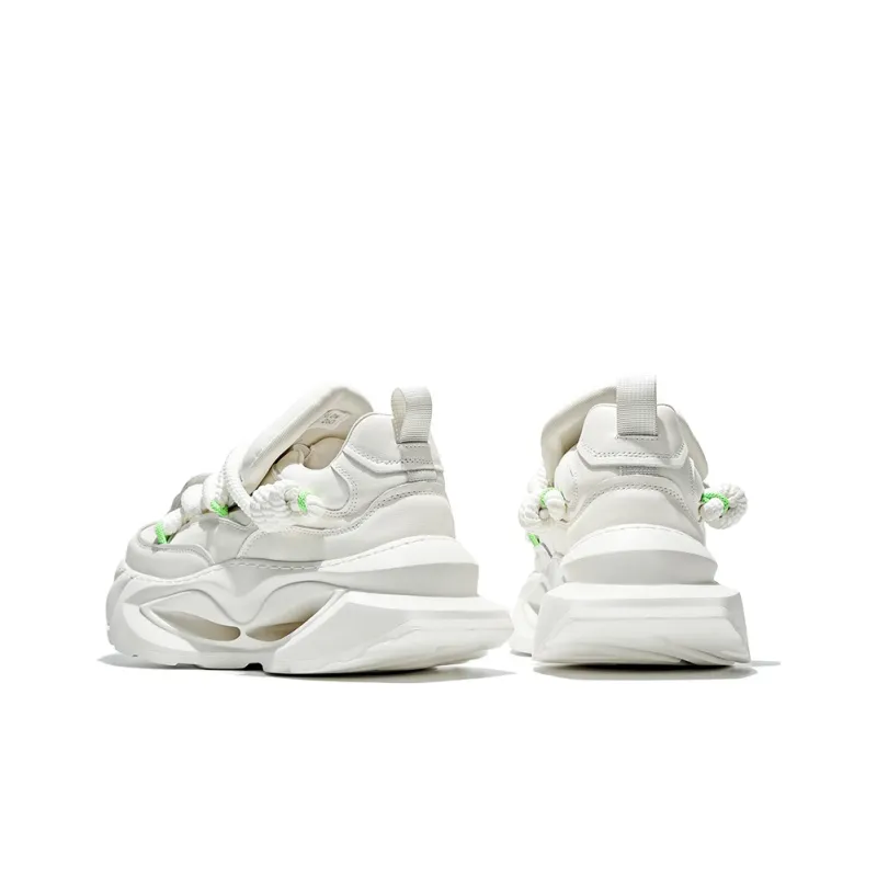 MOERBAI Spacewalk Series Breathable Lightweight Height Increasing Rebound Casual Shoes Unisex-4