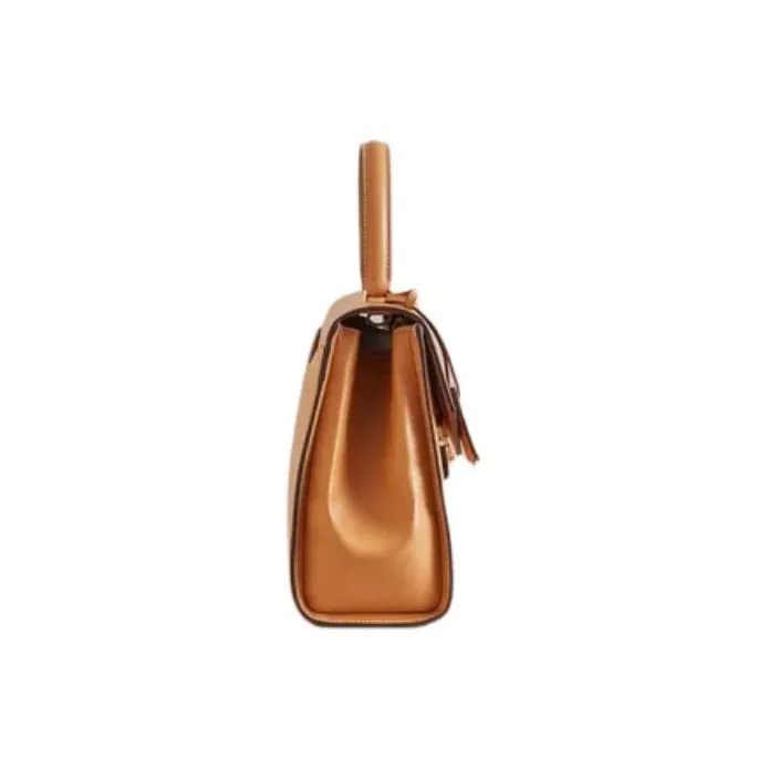 MARK CROSS Calfskin Handbag Women's Camel-2